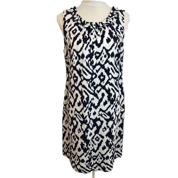 Ann Taylor Linen Fully Lined Dress 10 - Picture 1 of 5